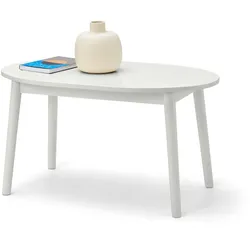 Tchibo - Couchtisch - 90x50x48cm - weiß - Holz / Buchenholz