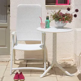 Nardi Step Gartentisch, Ø 60 cm, tortora