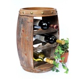 DanDiBo Ambiente DanDiBo Weinregal Holz Klein Weinfass 1555 50 cm Regal Holzfass