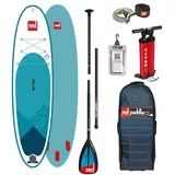 Red Paddle Co 10.8' Ride MSL Set Package Stand Up Paddle Sup Board aufblasbar Paddel Pumpe Leash (10.8 Board+Leash+Glass Nylon Paddel)