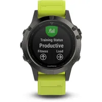Garmin fenix 5 grau mit gelbem Armband