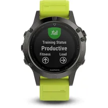 Garmin fenix 5 grau mit gelbem Armband