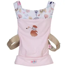 Zapf Creation Puppen Bauchtrage Babytragesitz Blumen rosa 837917