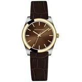 Watchpeople Quarzuhr BS Audrey WP BSL024-02, flach, schlicht, bunt, bicolor