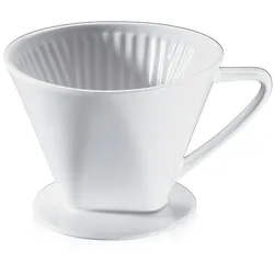 Cilio Kaffeefilter Ø 14 cm Keramik Weiß