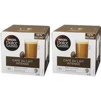 Nescafé DOLCE GUSTO Café au lait Intenso Kaffee Milchkaffee KAPSEL 32 KAPSELN