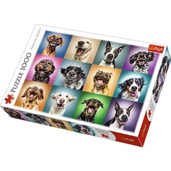 Trefl – Puzzle – Lustige Hunde Porträts, 1000 Teile