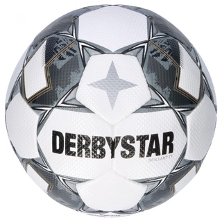 derbystar Brillant TT Trainingsfußball weiß/silber 5