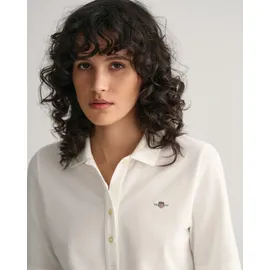 GANT Slim Shield Kurzarm-poloshirt Eggshell XS