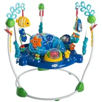 Baby Einstein Baby Einstein, Neptune's Ocean Discovery Spring- und Spielcenter mit abnehmbare Spielzeuge, 360° drehba Hopser, Höhenverstellbar, Spricht 3 Sprachen, Babyspielzeug ab 6 Monaten