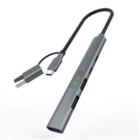 inca IUTP-06TX USB 3.2 Gen 1 (3.1 Gen 1) Type-A + Type-C 5000 Mbit/s Grau