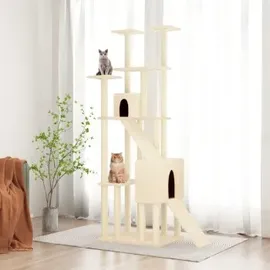 vidaXL Kratzbaum 190 cm creme