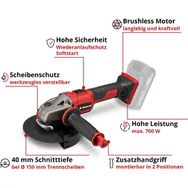 Einhell TE-AG 18/150 Li BL - Solo ohne Akku