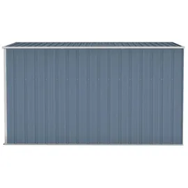 vidaXL Wand-Geräteschuppen 2,88 x 1,18 m grau