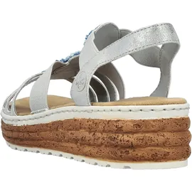 Rieker Keilsandalette Damen Blau 40