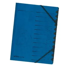 Herlitz Ordnungsmappe 1-12 blau
