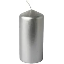 PAPSTAR Kerze silber