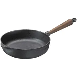 Skeppshult Gusseisen Servierpfanne Walnussgriff