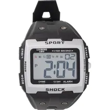 leandro lido Sterpeto Unisex Sport Uhr silber/schwarz-Größe:Einheitsgröße