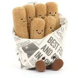 JellyCat Amuseables Cosy Chips Stofftier London Limited Geschenkspielzeug 20cm