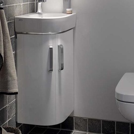 GEBERIT Renova Compact Waschtischunterschrank für Eckhandwaschbecken mit 2 Türen, 862132000