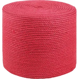 vidaXL Juteseil Jute Rot 6 mm