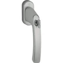 HOPPE Fenstergriff Liège sperrbar - Vierkantstift:7 x 40 ; Edelstahl-effekt