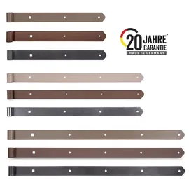 GAH Alberts Alberts 822705 DURAVIS® Ladenband, gerade, Abschluss abgerundet, schwarzdiamant duplexbeschichtet, Rollen-Ø 13 mm, Größe 400 x 40 mm, 4er Set