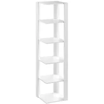 Vicco Eckregal Amina 45 x 45 x 180 cm Weiß