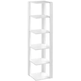 Vicco Eckregal Amina 45 x 45 x 180 cm Weiß