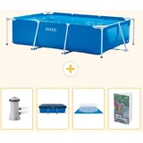Rechteckiger Frame Pool - 300x200x75 cm - 5-teilig SCB117 - Blau