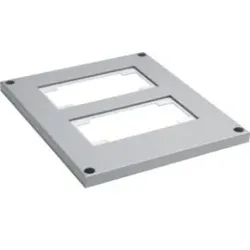 Hager FZ891SD Verschlussplatte geöffnet für Schrank univers, IP54, SKII, 20x360x400mm.Verschlussplatte geöffnet zum Einbau von Leitungseinführung