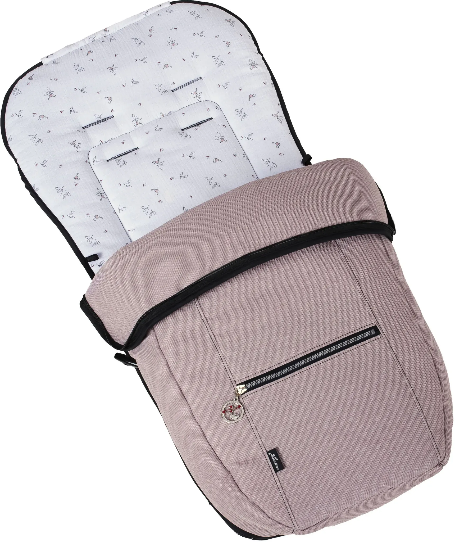 Fußsack HARTAN "SoWi - Casual Collection" rosa (rosy birds) Baby Fußsäcke zu allen GTS Modellen; Made in Germany