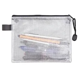 Reißverschlussbeutel DIN A5 PVC schwarz