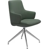 Stressless Stuhl Laurel | Drehgestell D350 Calido Emerald Green Mit Armlehnen Niedriger Rücken Poliertes Aluminium
