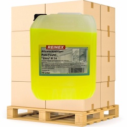 Reinex R 14 Allzweckreiniger Putz-Teufel, Zitro, Reinigt mühelos und schonend alle Oberflächen, 1 Palette = 60 Kanister à 10 Liter