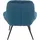 SalesFever Relaxsessel Toulon Samt 76 x 85 x 85,6 cm Blau