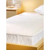Matratzenschutzbezug SETEX "ALLERGIKER GEEIGNET (HAUSSTAUBALLERGIKER), ATMUNGSAKTIV", beige, B:140cm L:200cm, Bezug: 100% Baumwolle, Matratzenzubehör, Auflage, 90x200 cm, 140x200 cm und weiteren Größen