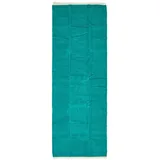 Homescapes Handwebteppich-Läufer, Petrol, Textil, Rechteckig, 66x200 cm, Teppiche - Böden, Teppiche, Teppichläufer