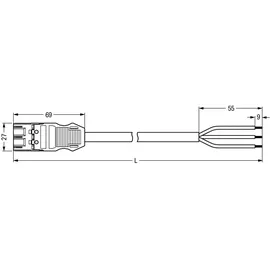 WAGO GmbH &amp; Co. KG konfekt. Anschlussleitung 771-9993/205-605