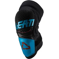 Leatt 3DF Hybrid Motocross Knieprotektoren, blau, Größe S M für Männer