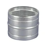 Subtiel Flexrohr Alu-Flexrohr Steckverbinder silberfarben 10 cm x 10 cm