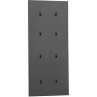 Schildmeyer Alexa Hakenpaneel 157211 Schwarzmatt, 49 x 2,6 x