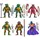 Playmates Teenage Mutant Ninja Turtles 6er-Pack Actionfiguren 1988 Remastered