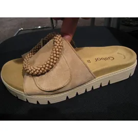 Gabor Damen, Pantoletten, Frauen Slipper,Best Fitting,Freizeitschuhe,Schlupfschuhe,schluepfschuhe,Slides,Slip-ons,Caramel,42 EU / 8 UK / 42