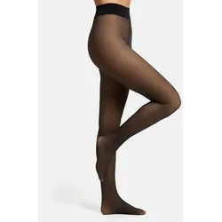 Strumpfhose CAMANO "comfort", Damen, Gr. 42, schwarz dots, Obermaterial: 50% Polyester, 40% Polyamid, 10% Elasthan, gepunktet, Strumpfhosen, Thermo-Strumpfhosen, Baumwollzwickel, komfortabel, kuschelig