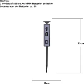 Star Trading Solar Dekoration Bollard Pathy (IP44)