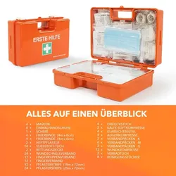 Erste-Hilfe-Koffer - Mittel - DIN 13169 - Für mittelgroße Betriebe