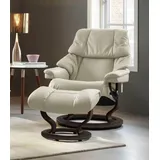 Stressless Stressless® Relaxsessel Reno, mit Classic Base, Größe S, M & L, Gestell Wenge beige 79 cm x 108 cm x 75 cm