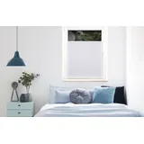 MYDECO Plissee FREE, weiß - 80 x 130 cm - Klemmträger